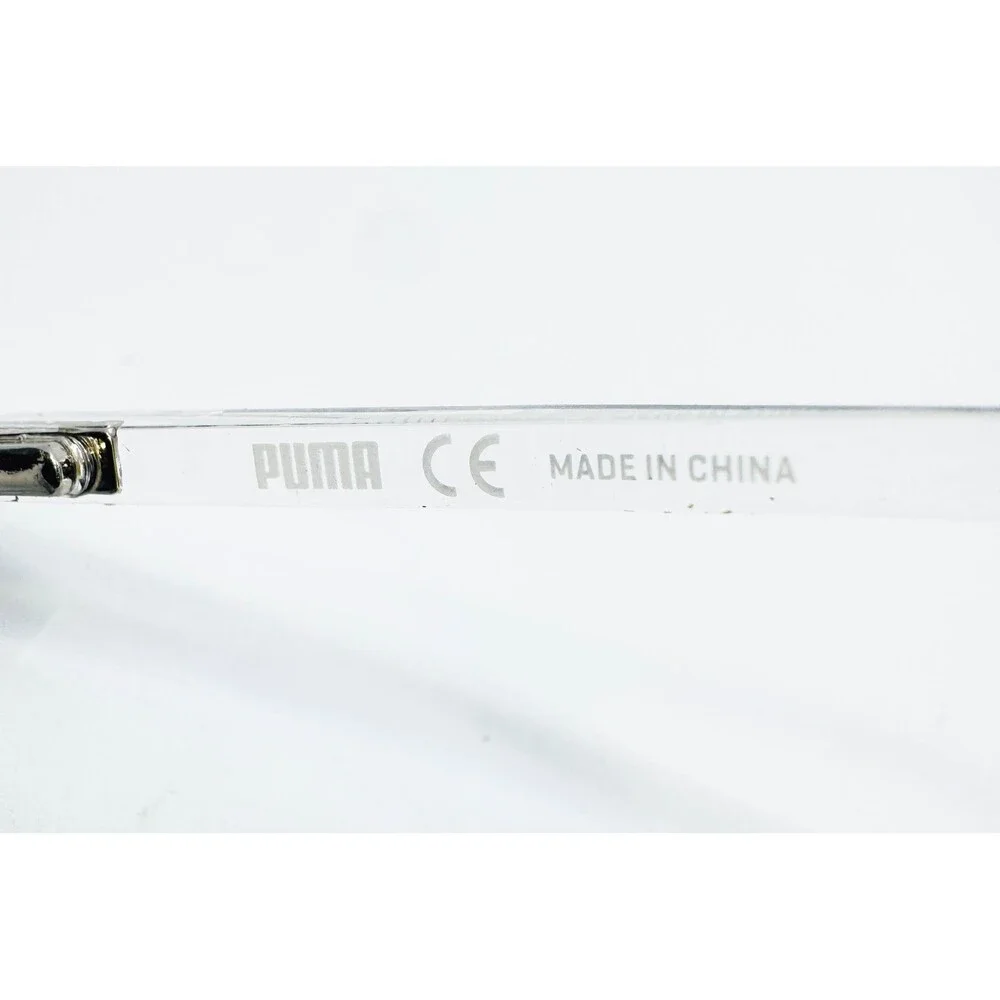 Puma Eyeglass Frames Womens Black PJ0033O Cat Eye Clear Arms 49-15-130
